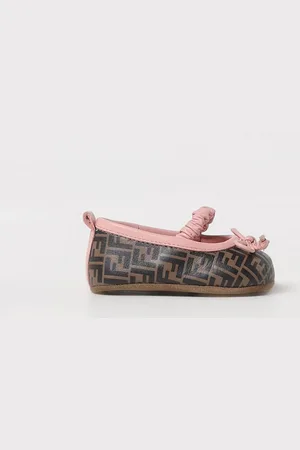 Fendi Ballerine in pelle di vitello FF