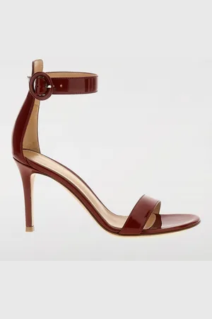 Gianvito Rossi Sandalo Portofino in nappa lucida