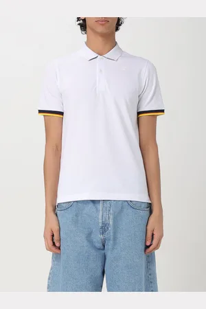 K-Way Polo in cotone basic con mini logo