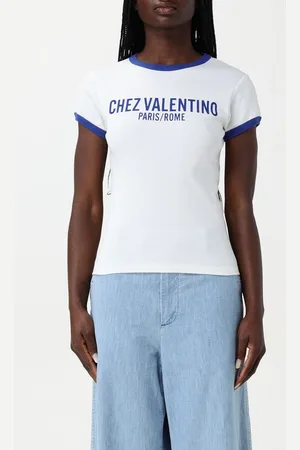 VALENTINO T-shirt Chez in cotone con logo