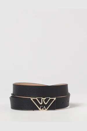 Emporio Armani Cintura in pelle a grana