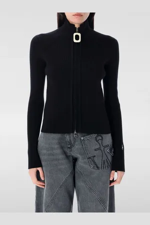 J.W.Anderson Cardigan con zip in misto cotone e cashmere
