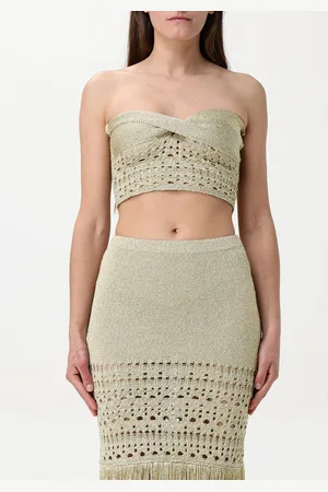 SIMONA CORSELLINI Gonna in lurex con frange