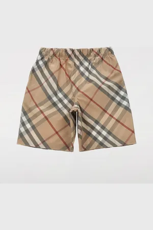 Burberry Pantaloncino in misto cotone check