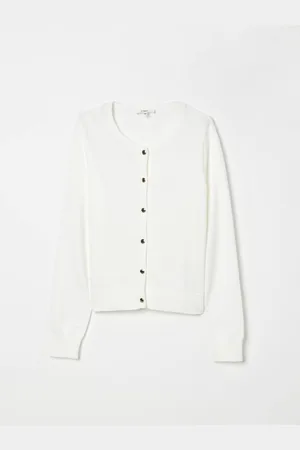 Chloé Cardigan a girocollo in cotone bio