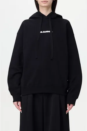 Jil Sander Felpa con cappuccio in cotone