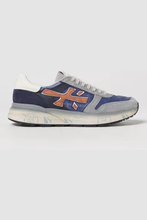 Premiata Sneakers Mick in pelle e canvas used