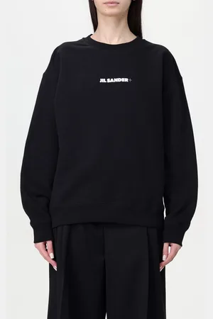 Jil Sander Felpa in cotone con logo