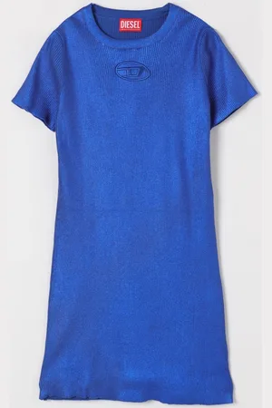 Diesel Abito dmonervax Oval D in misto cotone a coste