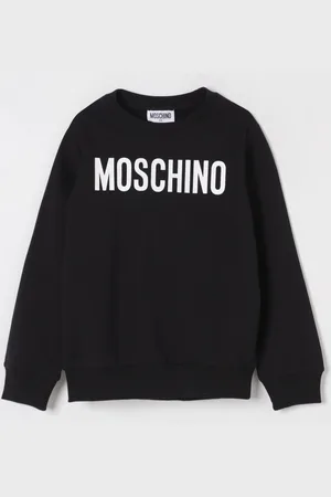 Moschino Felpa a girocollo con maxi logo
