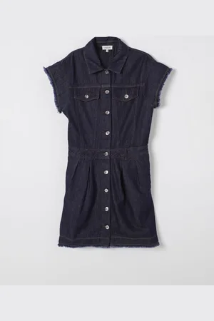 Lanvin Abito di jeans con maxi logo