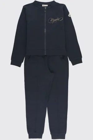 Moncler Coordinato in cotone con logo