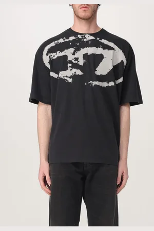 Diesel T-shirt oversize con logo Oval D