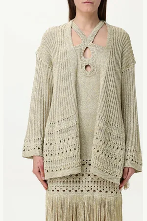 SIMONA CORSELLINI Cardigan in maglia traforata