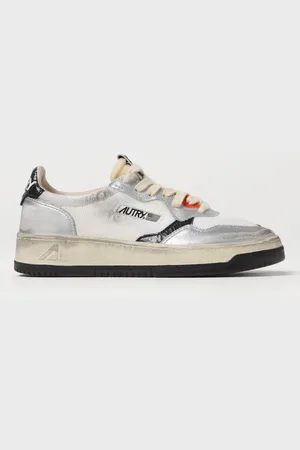 Autry Sneakers Super Vintage in mesh e pelle laminata used