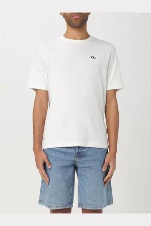 Diesel T-shirt basic con mini logo Oval D