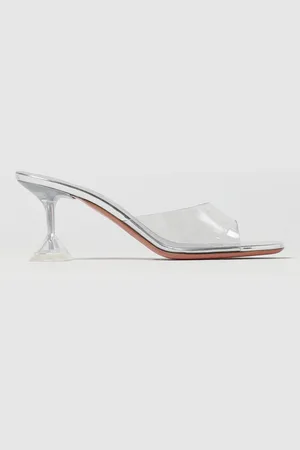 Amina Muaddi Mules Lupita in pvc