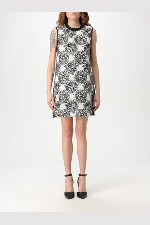 Twin-Set Abito in cotone con ricami