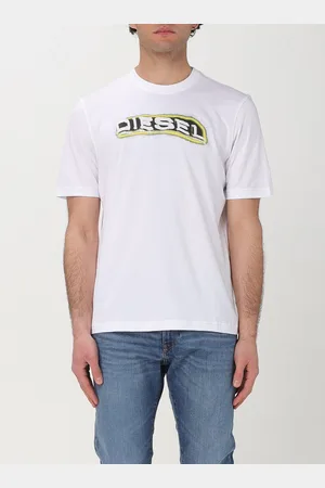 Diesel T-shirt in cotone con maxi logo