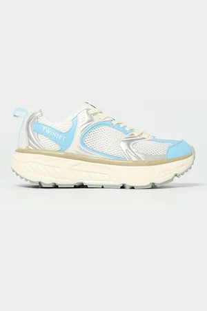 Twin-Set Sneakers Fessura in pelle sintetica e mesh