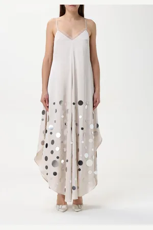 SIMONA CORSELLINI Abito in jersey con maxi paillettes