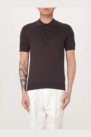 Paolo Pecora Polo in maglia di cotone e seta