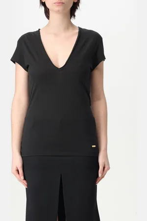 Tom Ford T-shirt basic a v in misto cotone