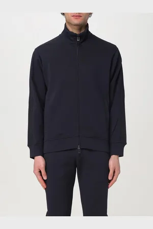 Emporio Armani Felpa in jersey con zip