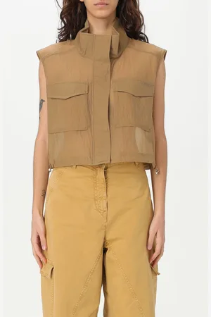Pinko Gilet crop in tessuto Ripstop