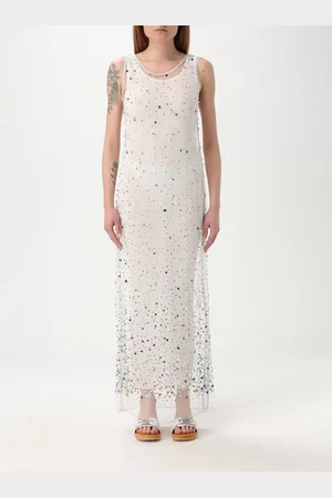Khrisjoy Abito in maglia con perline e strass