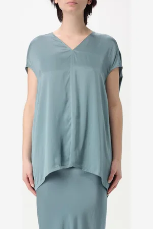 Rick Owens Blusa Floating in misto viscosa