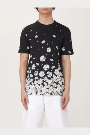 Moschino T-shirt in cotone con stampa margherite