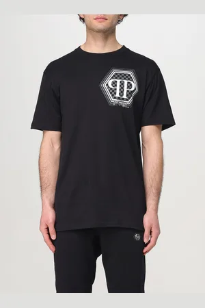 Philipp Plein T-shirt in cotone con monogram PP