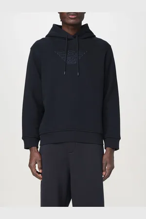 Emporio Armani Felpa con cappuccio in cotone