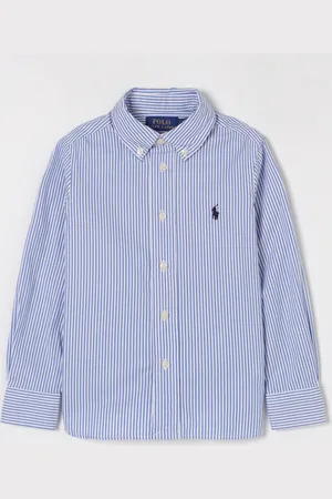 Ralph Lauren Camicia a righe con mini logo