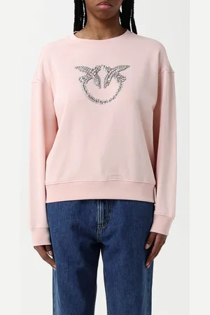 Pinko Felpa in cotone con monogram