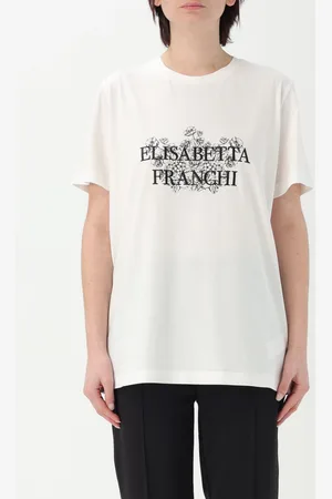Elisabetta Franchi T-shirt in cotone con logo