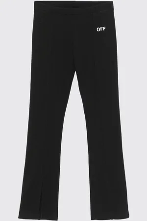 OFF-WHITE Leggings in cotone a coste