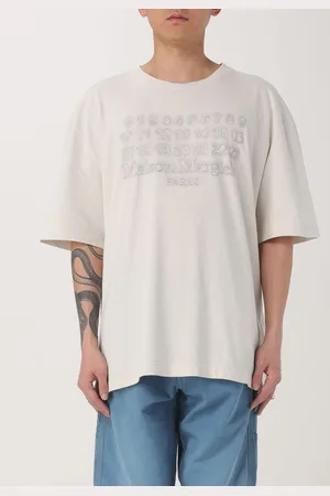 Maison Margiela T-shirt in cotone con maxi logo