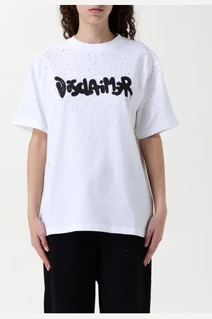 DISCLAIMER T-shirt in cotone con logo