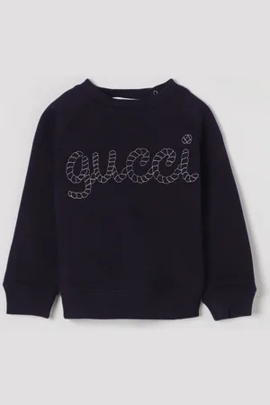Gucci Maglia a girocollo in misto cotone con logo