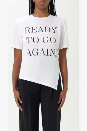 Elisabetta Franchi T-shirt in cotone con stampa slogan