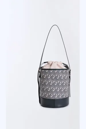 Fabiana Filippi Borsa in cavas jacquard e pelle