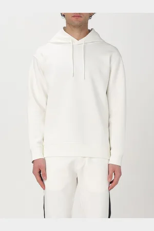 Emporio Armani Felpa con cappuccio in cotone stretch