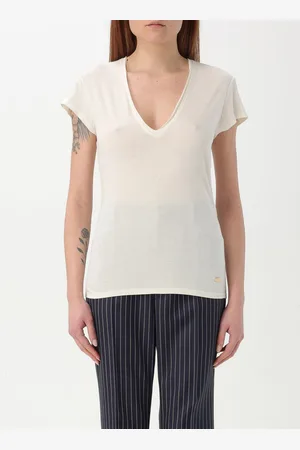 Tom Ford T-shirt basic a v in misto cotone