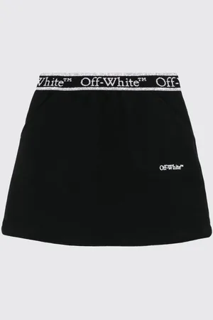 OFF-WHITE Gonna in cotone con logo