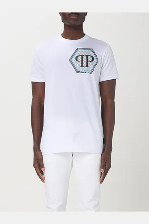 Philipp Plein T-shirt in cotone con monogram PP