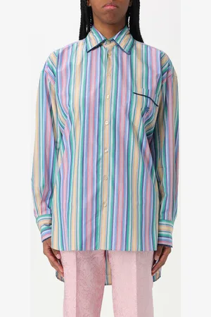 Etro Camicia in cotone a righe