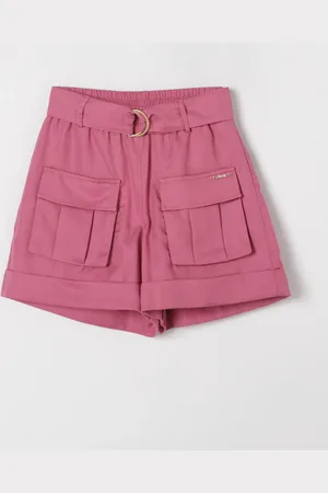 Twin-Set Pantaloncino cargo in lyocell