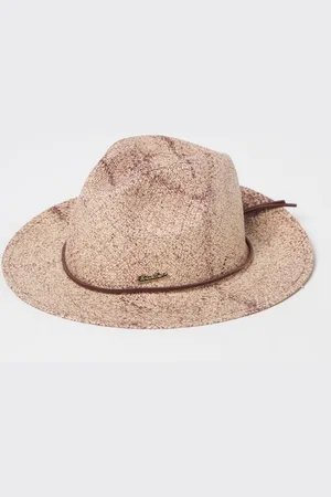 Borsalino Cappello in rafia con fettuccia